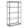Global Industrial Heavy Duty Shelving 48W x 12D x 96H With 5 Shelves, No Deck, Gray B2297479